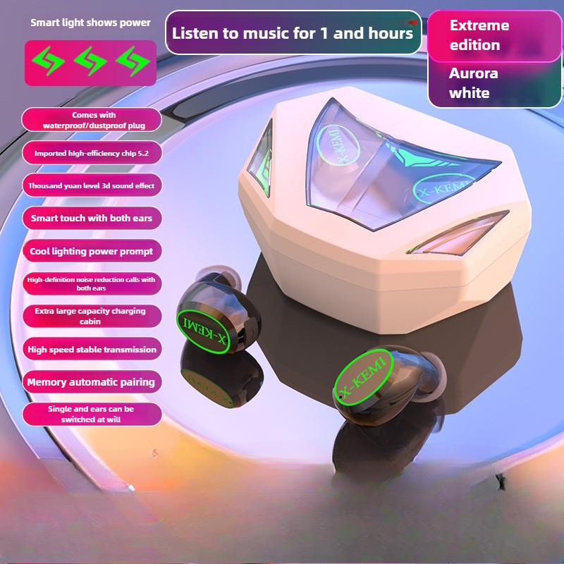 

Прохладная TWS долговечная беспроводная Bluetooth-гарнитура 5.3 Dual Talk Power Touch белый