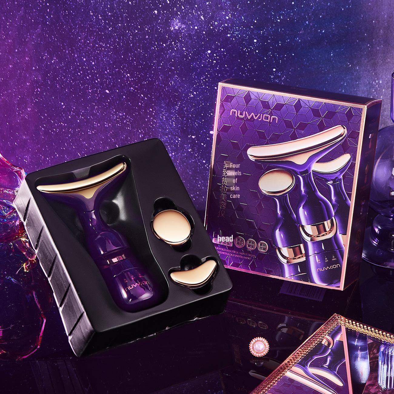 

Youzun Skin Rejuvenation & Lifting Device: Enhances Skincare Absorption and Firming. фиолетовый