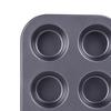Muffin Pan Non Stick Coating Kitchen Gadgets Premium Cupcake Baking Tool Black