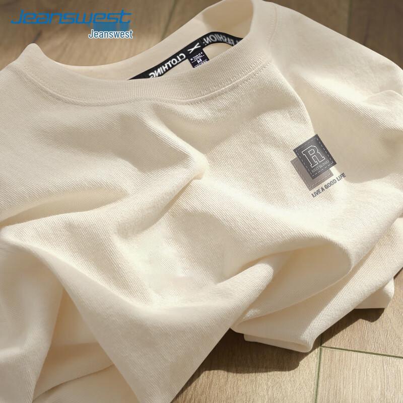 Jeanswest Men s 2025 Loose Fit Short Sleeve Cotton T-Shirt 2XL