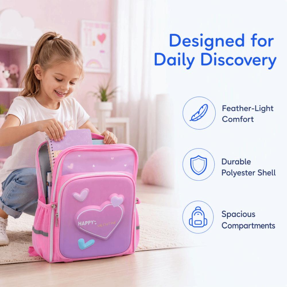 Cartoon Design School Backpack 3D Design School Bag New Rucksack Kids