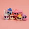 Poggle Hip Pom Pom Soft Fur Doll Sunglasses Keychain