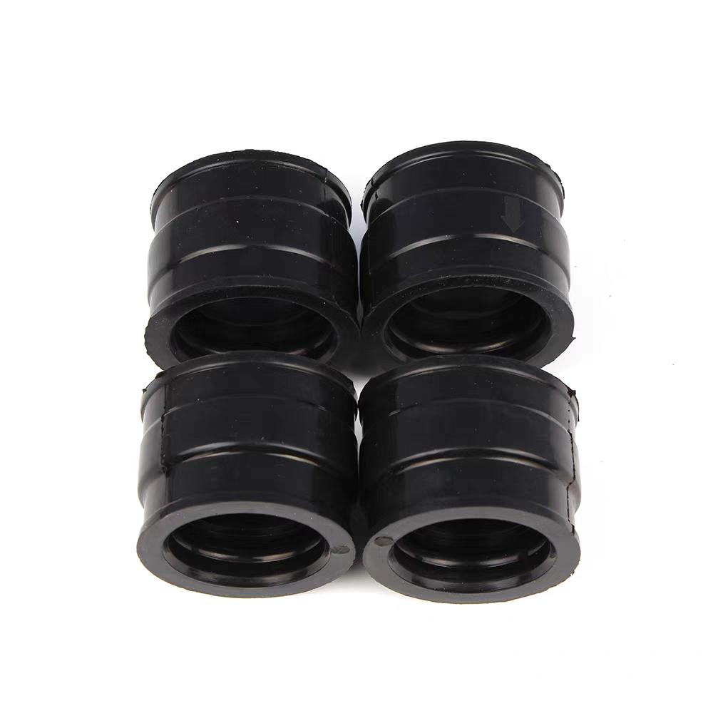 4PCS Carburetor Intake Manifold Boots 16211-460-770 16211 460 770 For Honda CB650 CB650C CB650SC 1979 1980 1981 1982