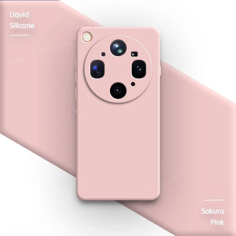 For OPPO Find X9 Ultra X9 Pro Case Liquid Silicone Camera Lens Protector Phone Cases for OPPO Find X9 Ultra X9 Pro Soft Cover