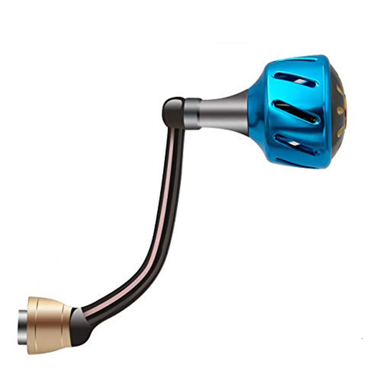 

SANLIKE Power Reel Handle Baitcasting Reel Compatible with Daiwa Spinning Made of Aviation for Sea Fishing Handle, Knob, Handle, Reels, Ambidextrous, синий