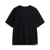 Li Ning Sports Lifestyle Series Logo Print Comfortable Breathable Versatile Round Neck Short Sleeve T-Shirt Men Tops Black AHSUB99-4