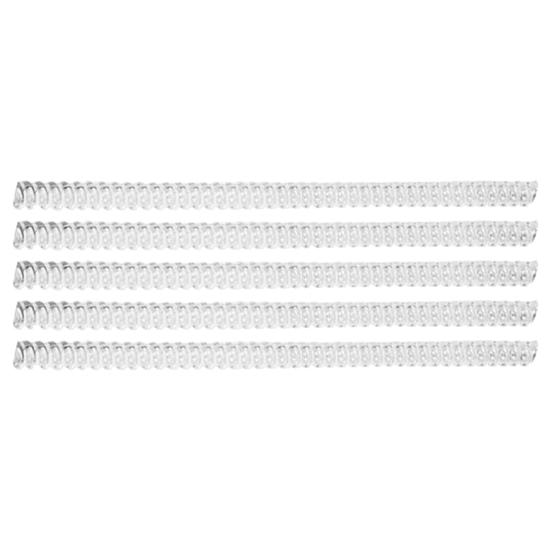 5Pcs/Set Ring Size Adjuster Invisible Soft Texture Comfortable Wearing Jewelry Guard Spiral Silicone Tightener for Loose Rings