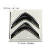 GESW6 Citroen 3D Car Logo Sticker 8cm/13.5cm Rear Trunk Badge for C3 C4 C5 C6 Elysee C4L Picasso Aircross Auto Emblem Accessories