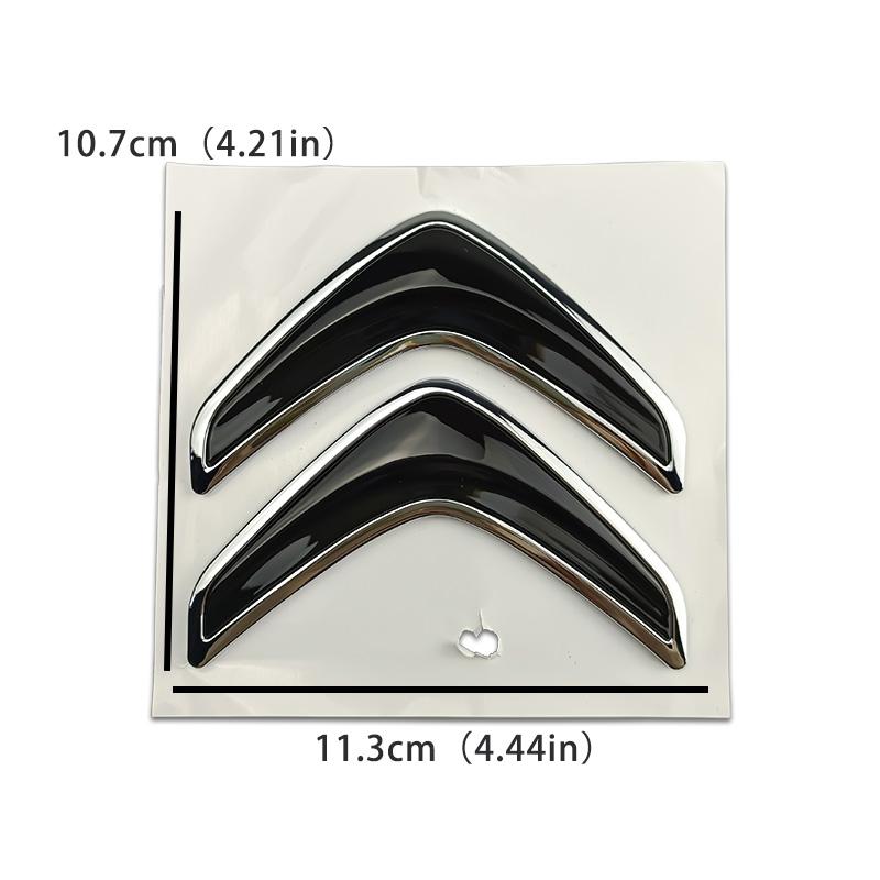 GESW6 Citroen 3D Car Logo Sticker 8cm/13.5cm Rear Trunk Badge for C3 C4 C5 C6 Elysee C4L Picasso Aircross Auto Emblem Accessories