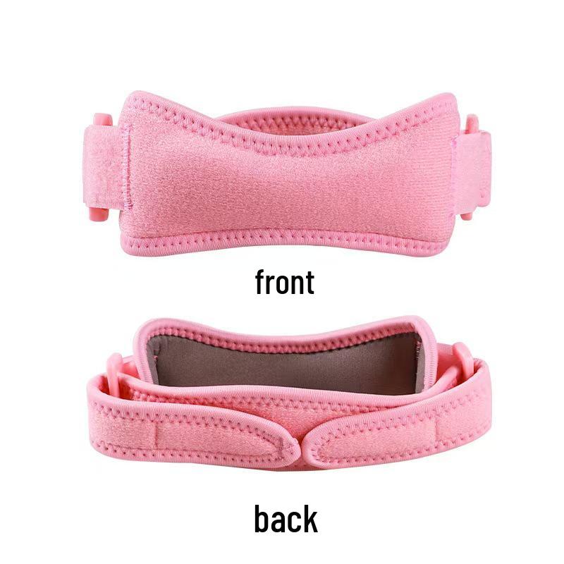 Breathable Silicone Knee Support Strap for Sports - Shock Absorption for Running, Cycling, Badminton, and Hiking