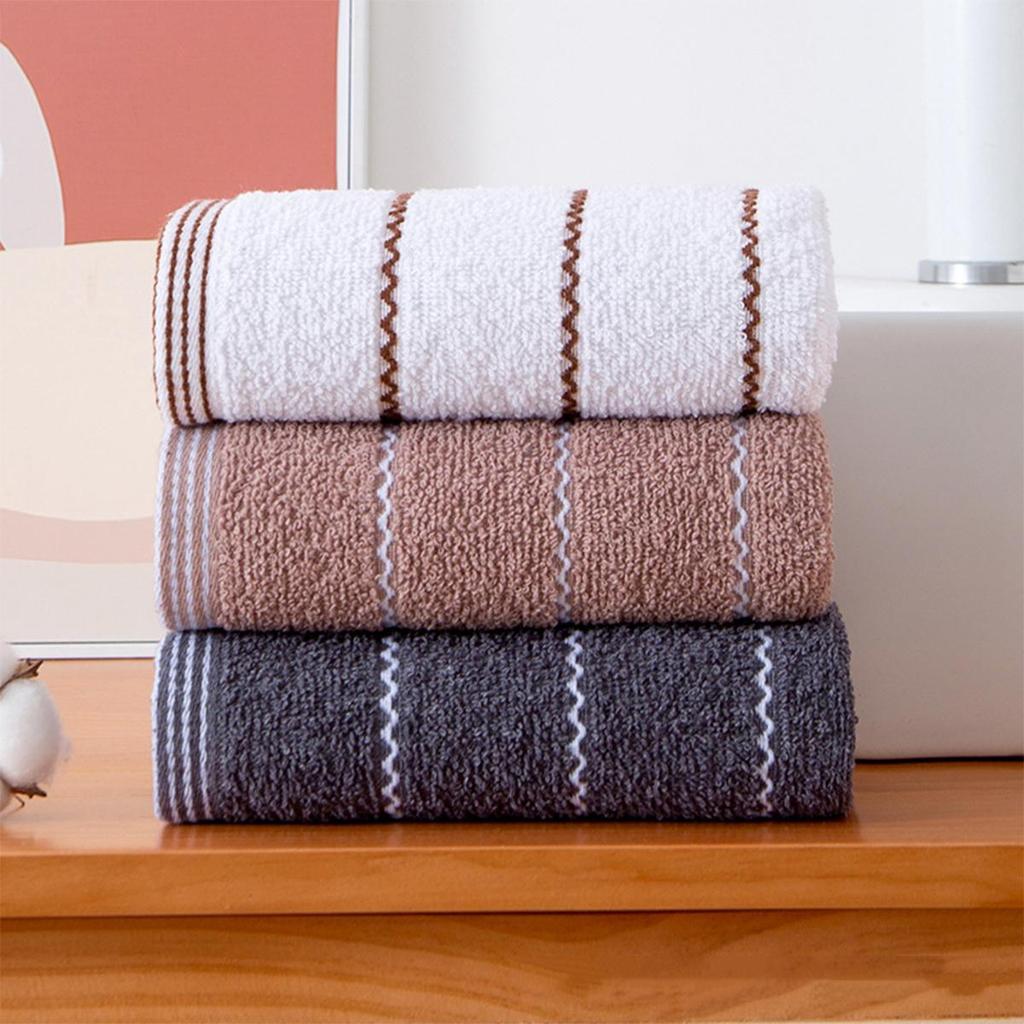 Dark Thick Soft Absorbent Cotton Face Wash Towels for Household