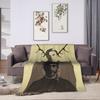 Warm Soft Blanket Picnic Mads Mikkelsen Throw Blanket  Flannel Bedspread For Bedroom Print Sofa Bed Cover