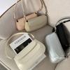Trendy Saddle Bags Women Synthetic Leather Versatile Shoulder Bag Sewing Design Crossbody Bags for Female