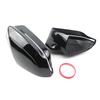 For BMW 5 7 Series I5 I7 G60 G61 G70 2025-2026 Mirror Cap Sticker Bright Black Rearview Mirror Cover Wing Side Rear View  LHD