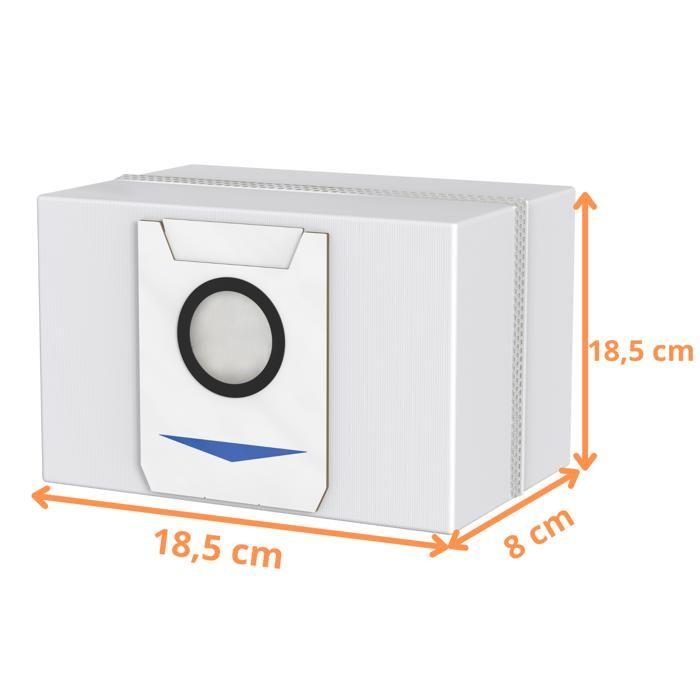 Sac aspirateur pour Ecovacs Deebot X1 Omni/X1E Omni/X1 Turbo/T20 Omni/T20E Omni [Lot 10] Sacs poussière remplacement