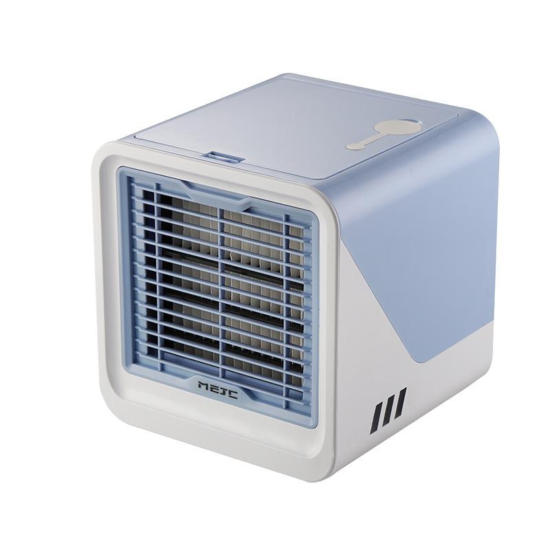 Mini Air Cooler Home Dormitory Office Air Conditioning Fan Electric Fan Convenient Chiller USB Fan небесно-голубой