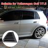 2PCS Car Rear Window Shutter Cover Trim Window Louver Side Vent Trim For GOLF 7 GOLF 7.5 MK7/7.5 GTI GTD R MODELS Accessories