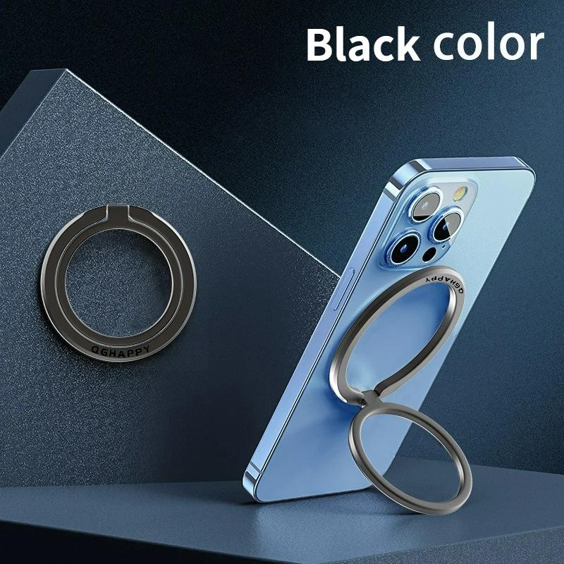 

Magnetic Cell Phone Holder Magnet Stand Phone Finger Ring for IPhone 12 13 14 15 Foldable Rotatable Strong Magnet Support