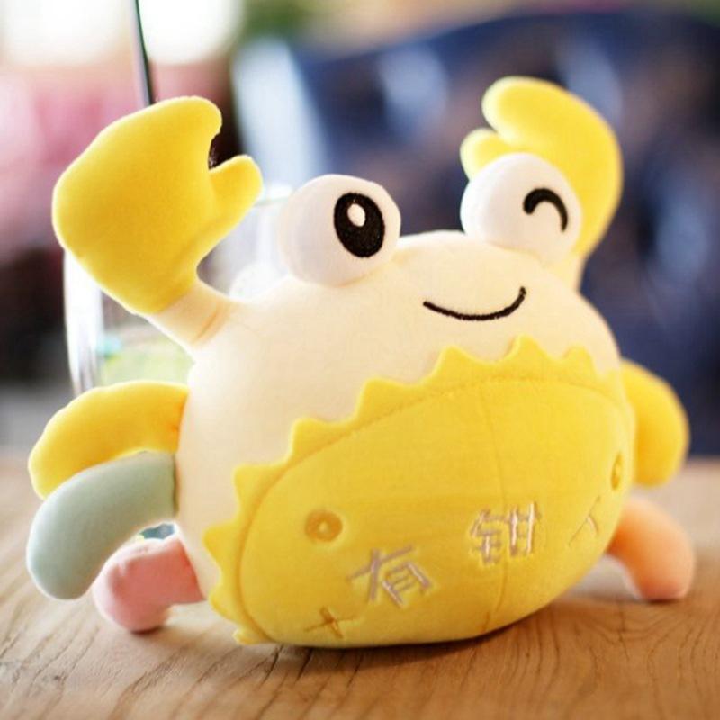 

Crab doll aquarium small hairy crab plush toy with claws human crab doll ragdoll soft cute mini 28cm