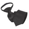 Men's Pre-Tied Satin Necktie In Wine Black, Approx., 04, for Business and Formal Wear