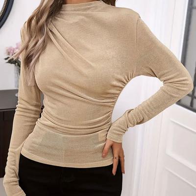 Women's Summer Elegant Knit Slim Long Sleeve Top