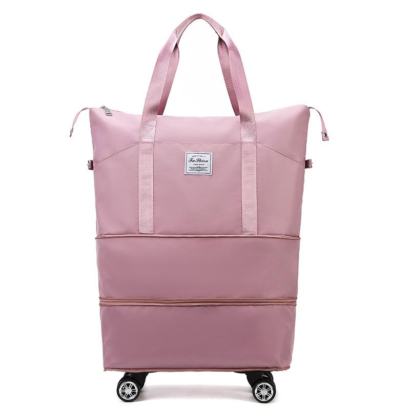 Universal Wheel Travel Light Portable Luggage Bag Storage Bag Maternity Bag Dry and Wet Separation Large Capacity Fitness Yoga Bag