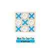 Wooden Tic-Tac-Toe Board Game for Kids: Educational Toy for Early Learning and Logical Thinking Development