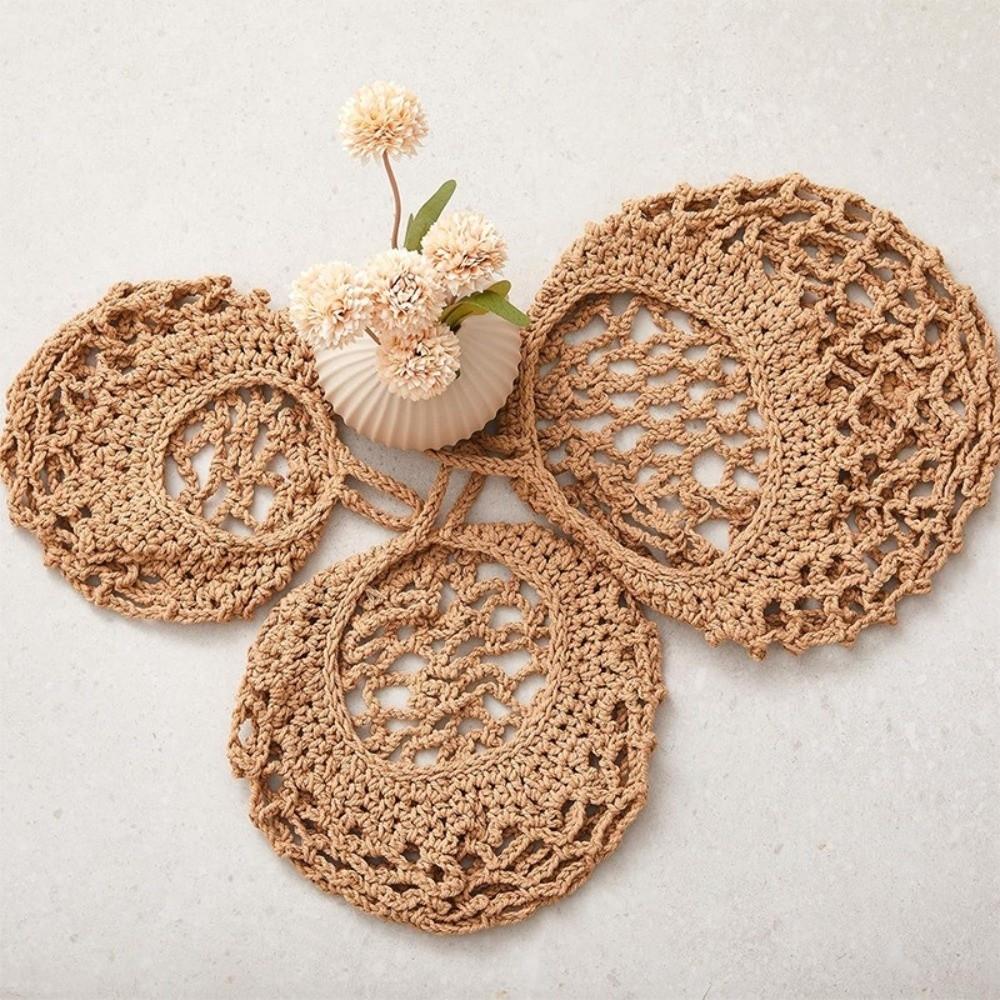 Cotton Rope Fruit Storage Basket Hand Woven Vegetable Storage Basket  Home Storage