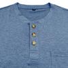 Men’s Short Sleeve Solid Henley Shirt