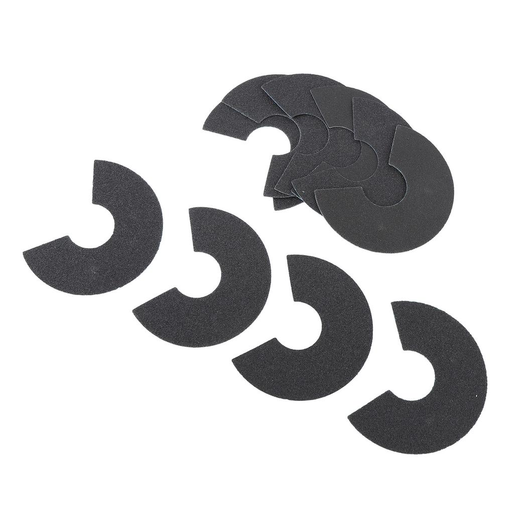 10pcs Bike Front Fork Tube Grinding Tools Less Dust Deburring Sandpaper for Metal Carbon Fiber Round