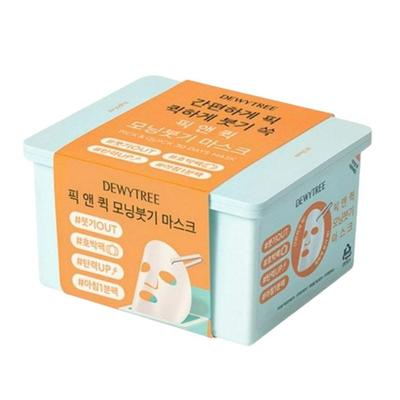 Pick & Quick Morning Depuffing Sheet Mask Jar Hydrating Face Mask 380g 30 Sheets