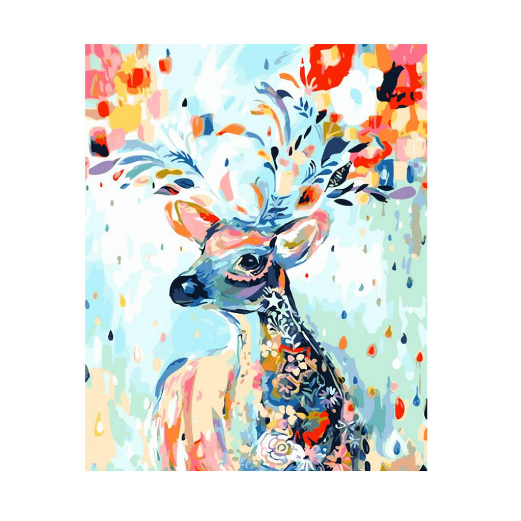 Frameless DIY Paint By Numbers Kit Digital Oil Painting Canvas Art Picture Home Decor