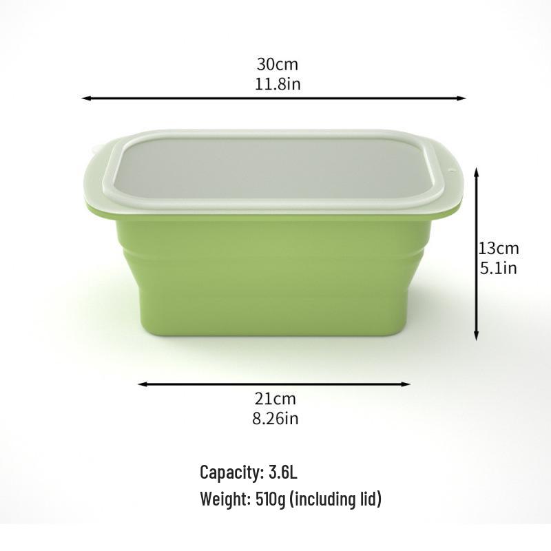 Extra Large Foldable Silicone Ice Cube Mold - 8 lb Capacity