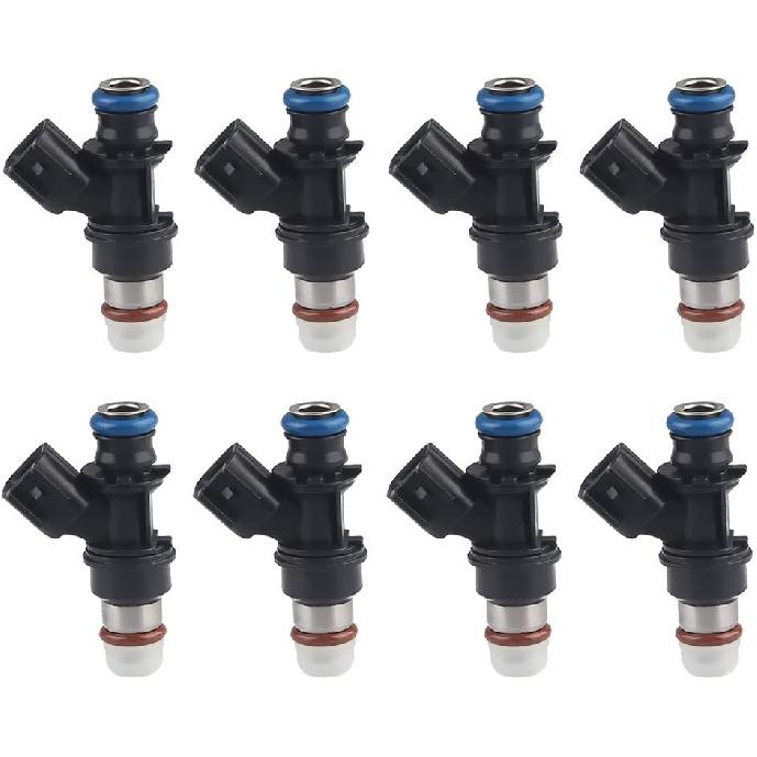JDMON Fuel Injectors Compatible with Chevy Silverado 1500 2500 3500 Tahoe Express GMC Sierra 1500 2500 3500 Yukon Savana 4.8L 5.3L 6.0L 2001-2006