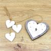 European Wooden Heart Ornaments - Handmade Wedding Pendants & Home Accessories