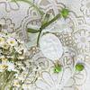 1pcCar Rose Flower Aroma Hanging Decoration Bedroom Wardrobe Aroma Plaster Pendant Diffuser Stone Hanging Decoration Wedding Gif