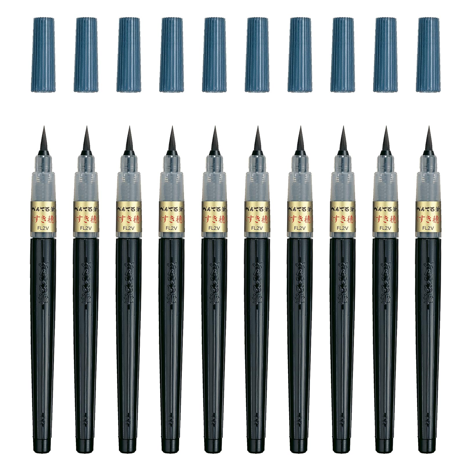 

Pentel Кисть Pentel Кисть 10 Ручка, Наконечник, штук, XFL2V(10) чёрный
