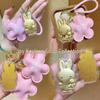 999 Fine Gold Miffy Rabbit Pendant Keychain - Year of the Horse Gift for Mobile Phones, Live Streaming & Traffic Generation