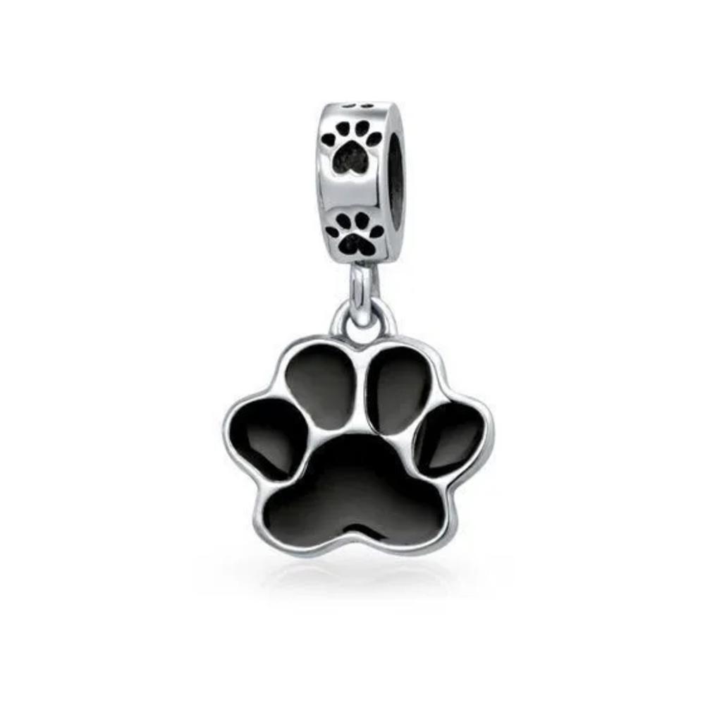 Tiere Anhängerperlen Anhänger Kupfer Katze Haustiere Pfotenabdruck Hundehütte Perlen Anhänger Kompatibel mit Authentischen Armbändern Halsketten DIY Anhänger Mode J