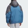 Adidas Originals Reversible Sport 600 Puffer Down Jacket With Detachable Hood Men Outerwear Shift-Blue White IU4828