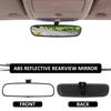 Car Rear View Mirror For Kia 2010-2015 Clear Interior Rearview Mirror Adjustable Auto Safety Rearview Mirror Car Accessories