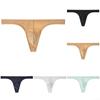 Soft Cotton Blend Men's G String Briefs Thong Panties Bikini Underwear