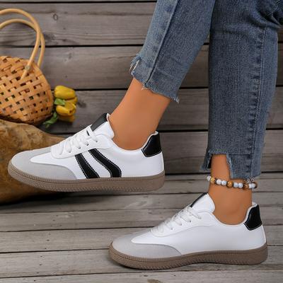 Shoes Woman Trend Casual Sneakers Comfortable Lace Up Flats Tennis Shoe Breathable Walking Jogging Shoe