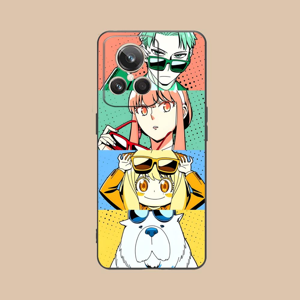 

Anime Spy Family Mobile Phone Case for Realme GT 8 Neo Pro C75 73 71 C67 65 C55 53 C35 31 C20 15 Colorful Printing Cover Cover realme GT Master