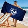 Tampa Bay Lightning Hockey Logo Design Patterned beach towel quick dry perfect for travel outdoor sports jogging the beach and swimming