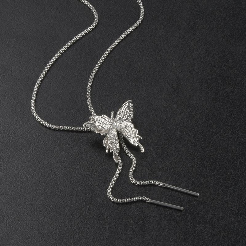 Popular Women's Small Fragrance Style Waist Chain Niche Internet Celebrity Women's Metal Chain with Skirt Dress Collarbone Necklace