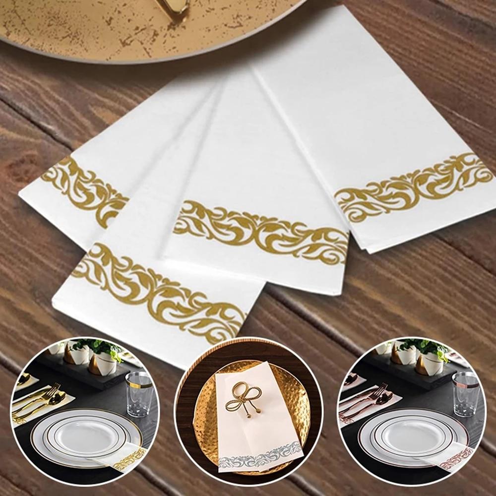 Paper Napkins 25pcs 30*40CM Guest Towels Party Napkins Wedding Napkins