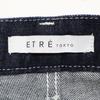ETRE TOKYO Indigo straight silhouette side slit denim Bottoms S blackUsed