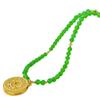 High Quality Ice-Through Emperor Green Natural Green Chalcedony Sweater Chain Necklace
