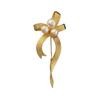 Bow Ribbon Brooch, High-end Women's Luxurious and Elegant, Pearl Brooch, Design Sense, Niche Brooch